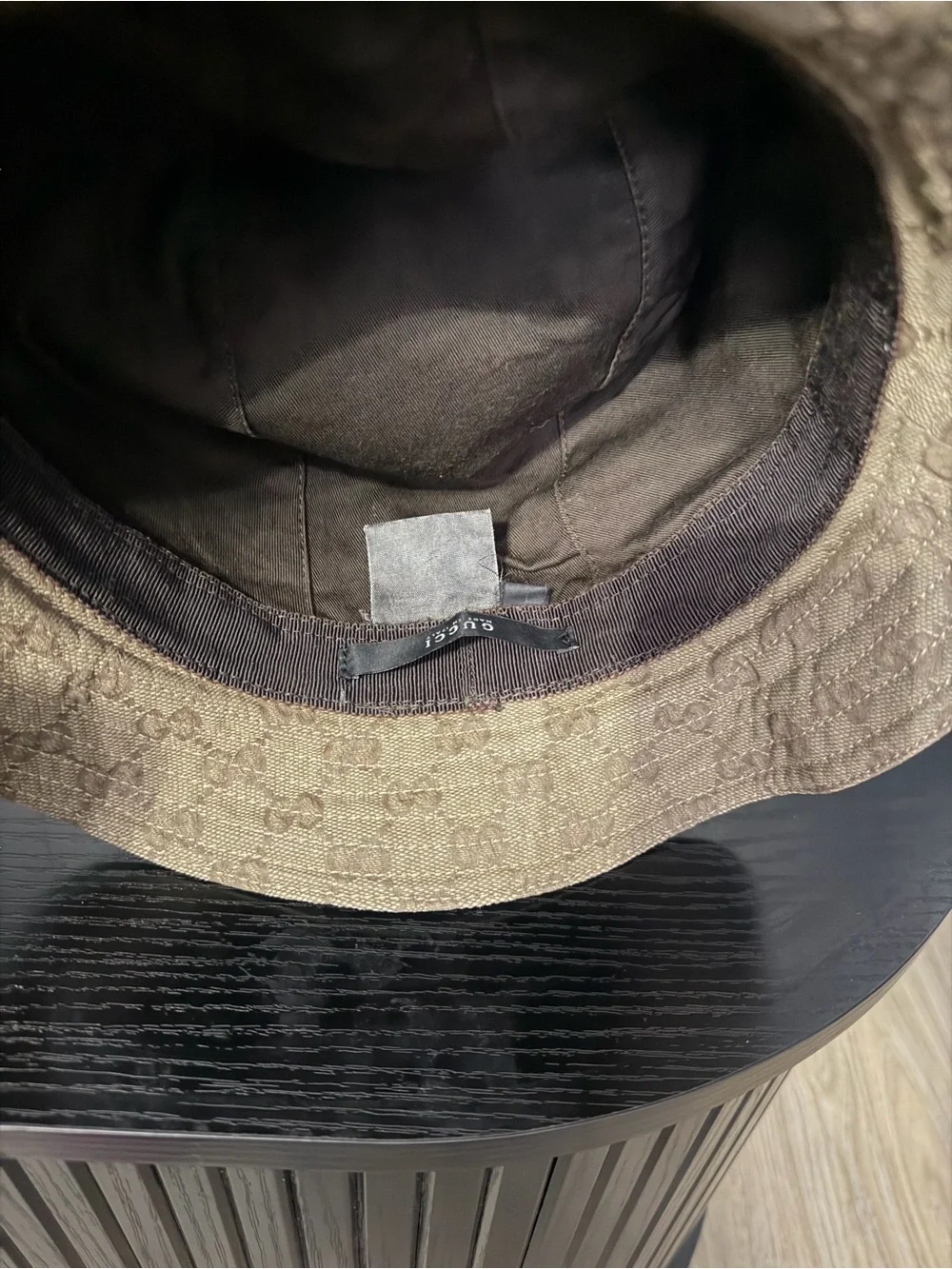 Authentic Gucci Monogram Bucket Hat
